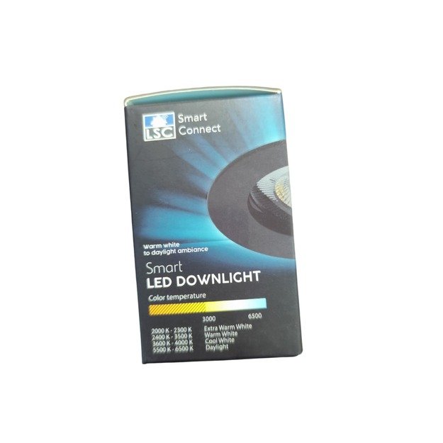LSC Smart Connect WiFi LED Downlight, reguliuojamos spalvos temperatūros 1