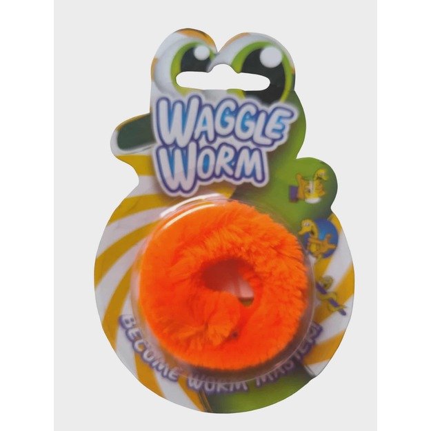  Žaislas „Waggle Worm“ – oranžinis