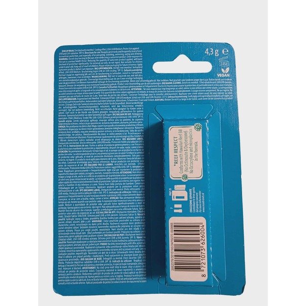 Lūpų balzamas po saule SPF 15 (veganiškas) 1