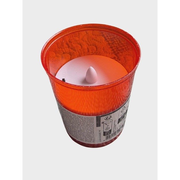 LED kapų žvakė (raudona, ilgai deganti) 1