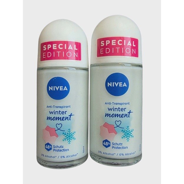 NIVEA Winter Moment antiperspirantas rutulinis, 48 val., 50 ml (Special Edition)