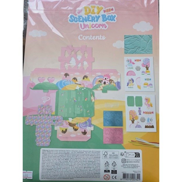 DIY kūrybinis rinkinys „Scenery Box Unicorn“ 1