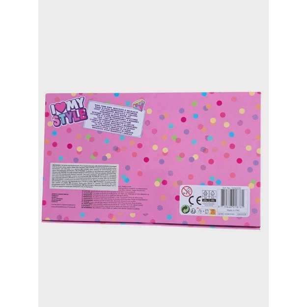 Papuošalų gamybos rinkinys „I Love My Style“ – pasigamink apyrankes ir vėrinius (6+) 2