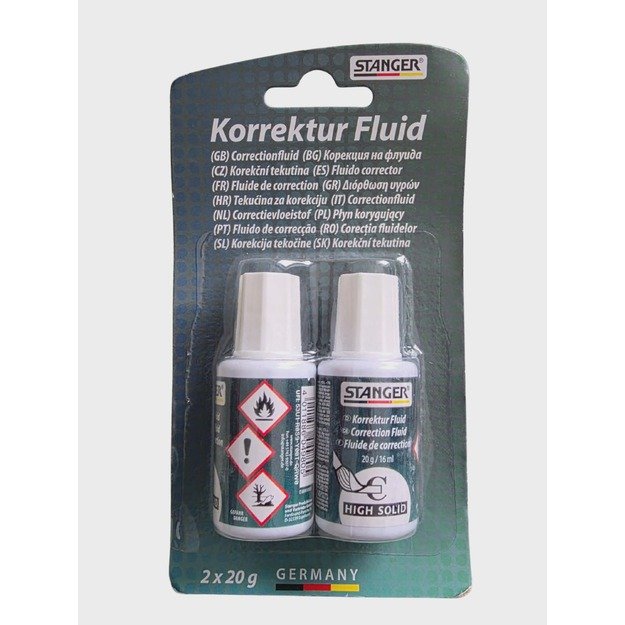 Korekcinis skystis STANGER „Korrektur Fluid“ (2 x 20 g)
