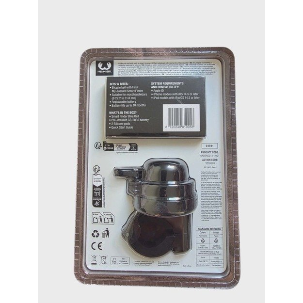 Fresh ‘n Rebel Smart Finder Bike Bell – išmanus dviračio skambutis su sekimu 2