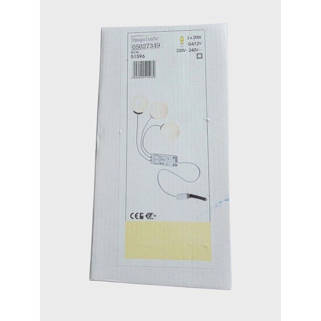 LED šviestuvas su 3 lemputėmis G4 12V 1