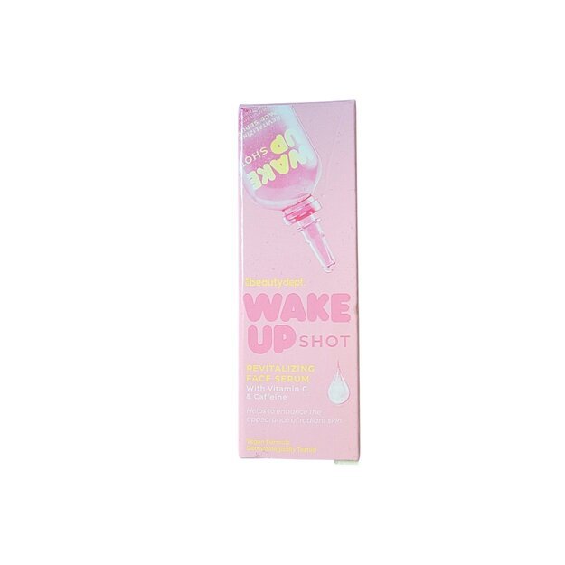 Beautydept. Wake Up Shot Revitalizing Face Serum su vitaminu C ir kofeinu 15 ml