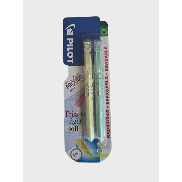 Pilot FriXion Light Soft ištrinami teksto žymekliai 2 vnt.