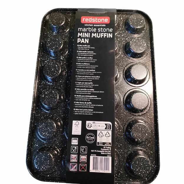 Kepimo forma „Redstone“ marmuro efekto mini keksiukams, 24 vietų 2