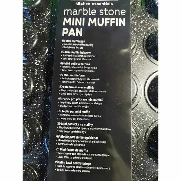Kepimo forma „Redstone“ marmuro efekto mini keksiukams, 24 vietų 3
