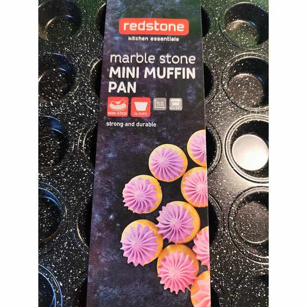 Kepimo forma „Redstone“ marmuro efekto mini keksiukams, 24 vietų 1