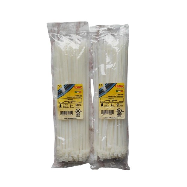 Kabelių tvirtinimo dirželiai „Cobra“ 290 x 4.8 mm, 100 vnt.