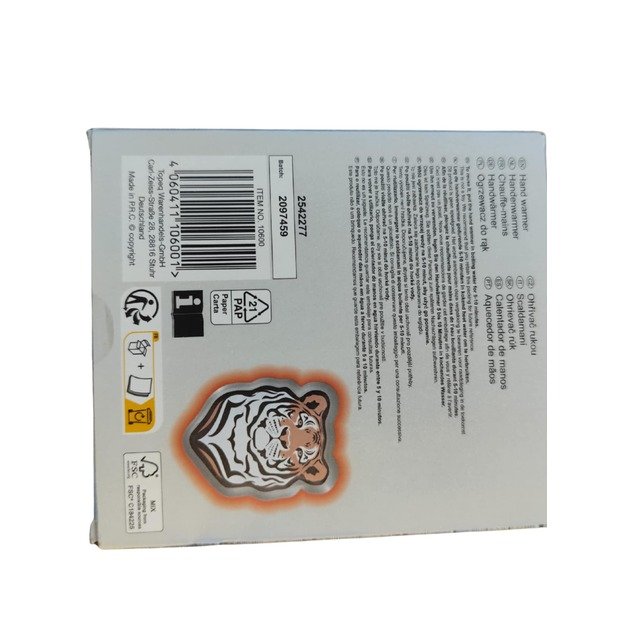 Rankų šildytuvas „Tigras“, 10x9 cm 1