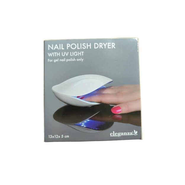 Eleganza UV nagų lakų džiovintuvas, 13×12×5 cm