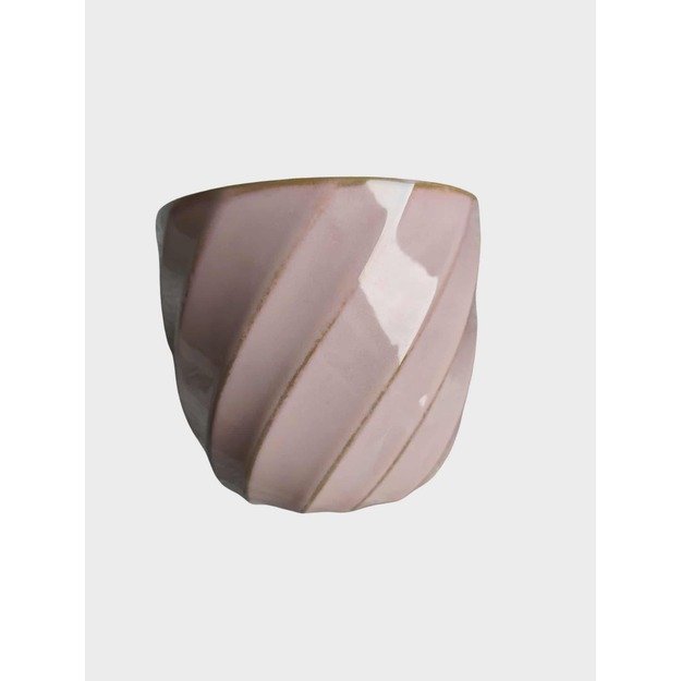 Keraminis vazonas Dymak rožinis 13,8 cm