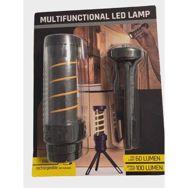 Daugiafunkcis LED žibintas (įkraunamas)