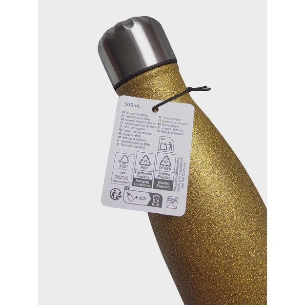 Auksinė termo gertuvė 500 ml (karšta/šalta) 2