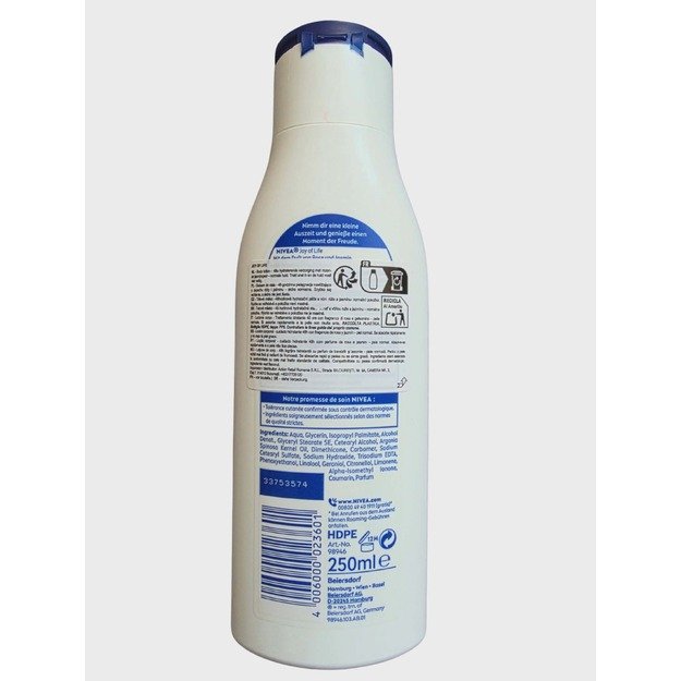 NIVEA Body Lotion Joy of Life Rose & Jasmin Duft, 250 ml 1