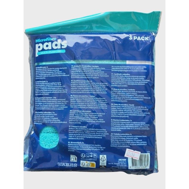 Mikropluošto valymo šluostės (pads) 3 vnt. 1