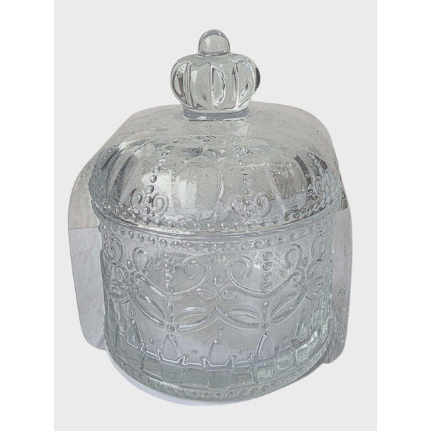 Stiklinis indas su dangteliu (cukrinė / saldaininė) 1