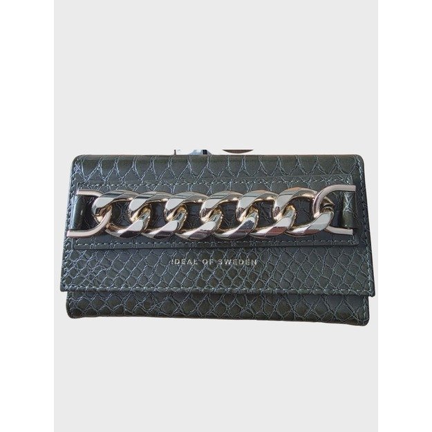 IDEAL OF SWEDEN Studio Clutch dėklas-piniginė iPhone 11 Pro/XS/X (Green Snake) 3