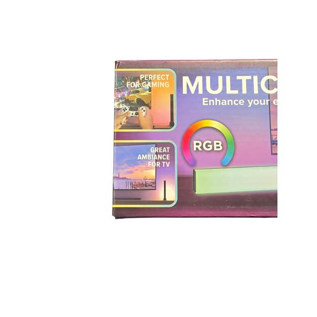 RGB LED šviesos juostų rinkinys 2 vnt. su pulteliu 2