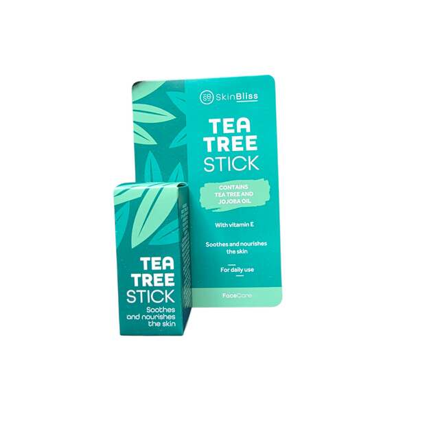Skin Bliss Tea Tree Stick veido odos priežiūros pieštukas 5,8 g