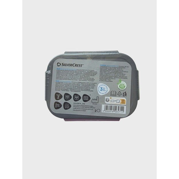 SilverCrest vakuuminių maisto dėžučių rinkinys 2 vnt. 1