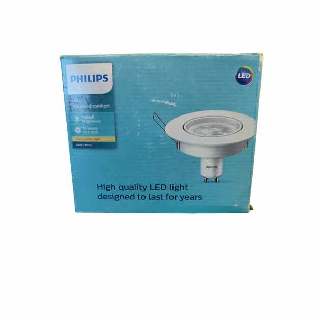 Philips LED įleidžiamas šviestuvas GU10 3W 200lm 2700K šilta balta