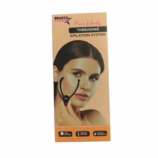 Beauty Star siūlinės depiliacijos sistema veidui ir kūnui