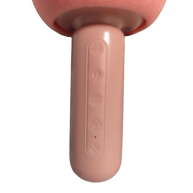 Belaidis karaoke mikrofonas su Bluetooth, rožinis (defektuota dėžutė) 2