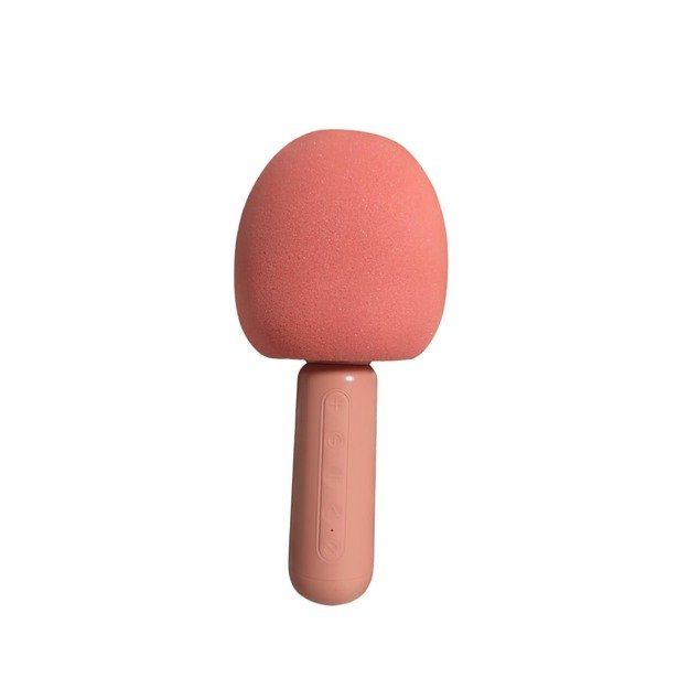 Belaidis karaoke mikrofonas su Bluetooth, rožinis (defektuota dėžutė) 1