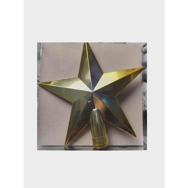 Auksinė eglutės žvaigždė „Livarno Home“, 20 cm