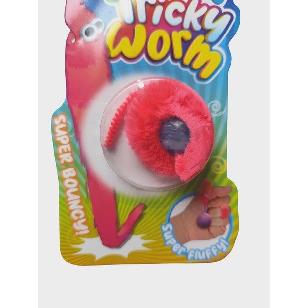  Žaislas „Bouncing Tricky Worm“ – raudonas 1