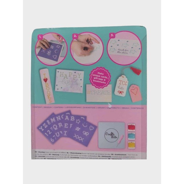  Popierinio siuvinėjimo rinkinys „Crafts & Co“ – Paper Embroidery Starter Kit 1