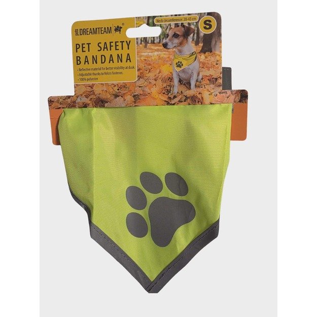DreamTeam Atšvaitinė Pet Bandana Šunims (S dydis)
