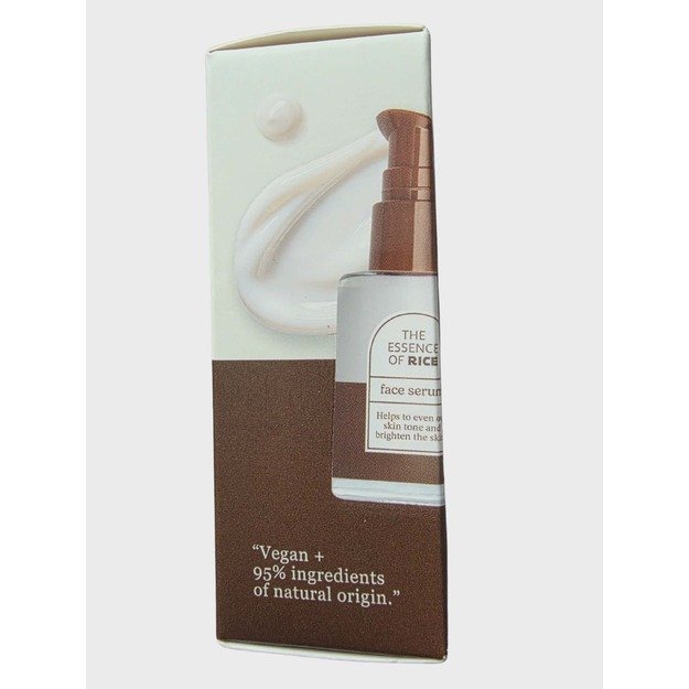 Veido serumas „The Essence of Rice“ su ryžių ekstraktu ir niacinamidu, 33 ml