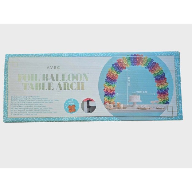 Roll Balloon Table Arch balionų arkos rinkinys