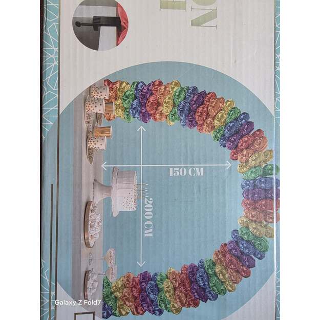 Roll Balloon Table Arch balionų arkos rinkinys 1
