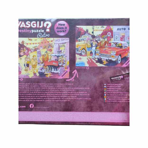 Wasgij Destiny Puzzle Retro 4: Wasgij žaidynės! (1000 det.) 2