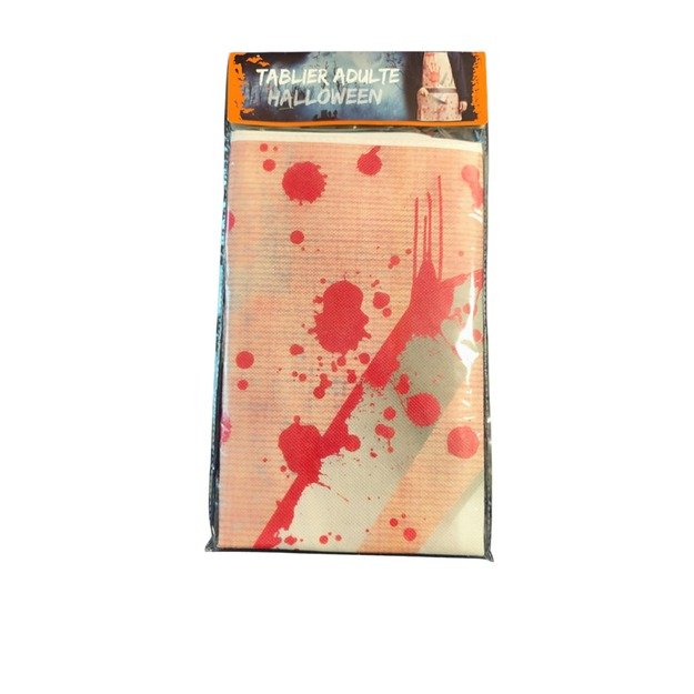 Helovino prijuostė su kraujo dėmėmis, 100% poliesteris