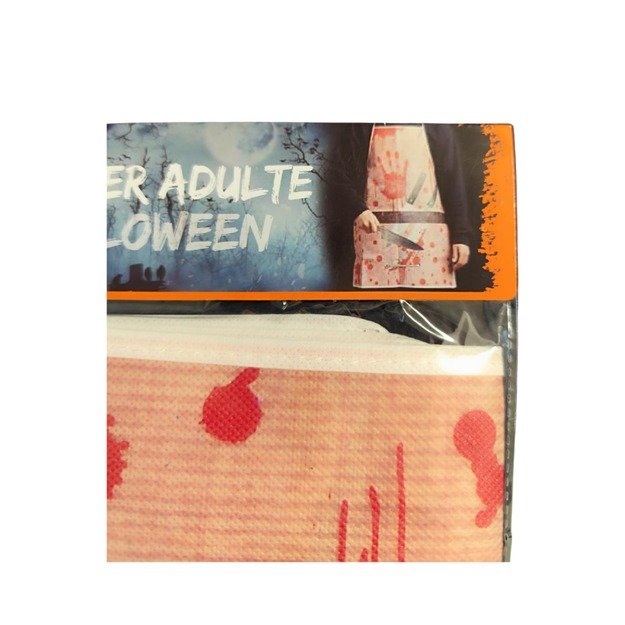 Helovino prijuostė su kraujo dėmėmis, 100% poliesteris 1