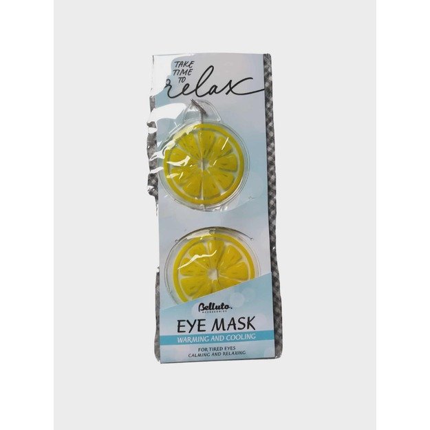  Akių kaukė „Belluto“ – citrinos formos, šildanti ir vėsinanti