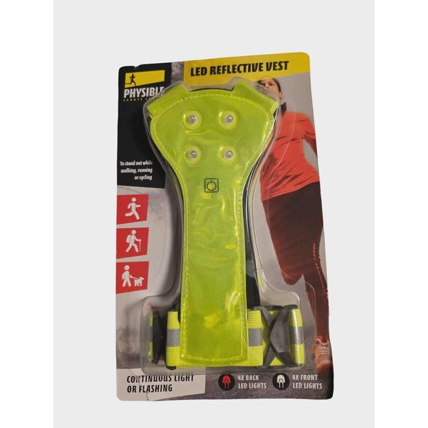 Physible LED Atšvaitinė Liemenė su LED Apšvietimu