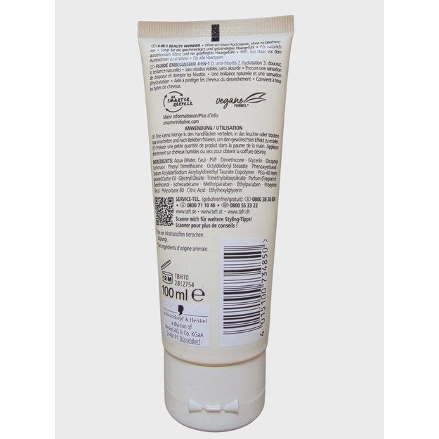 Schwarzkopf Taft 4-in-1 Beauty Wunder plaukų formavimo kremas, 100 ml 1