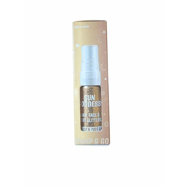 Cosmic Pixie Sun Goddess Golden Dream blizgučiai plaukams, veidui ir kūnui 10 g