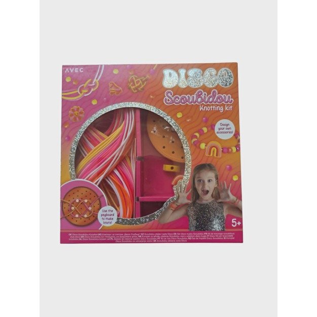 AVEC Disco Scoubidou kūrybinis pynimo rinkinys