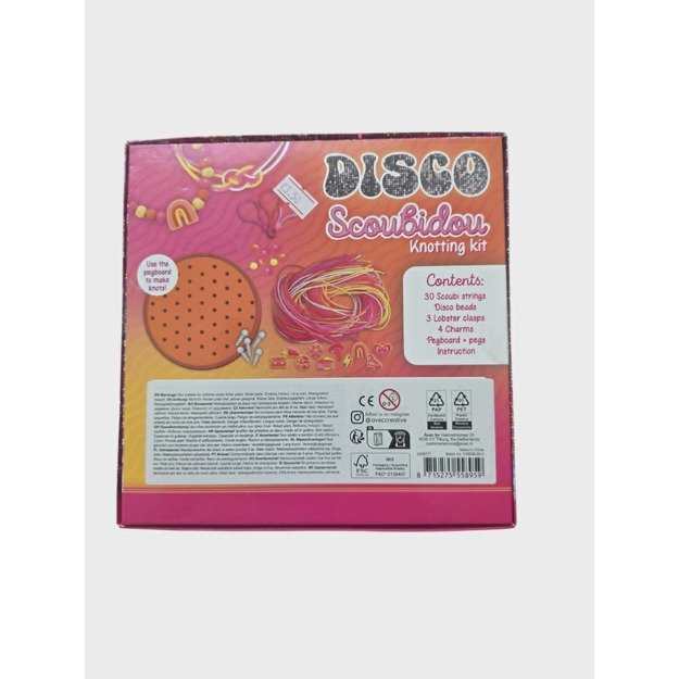 AVEC Disco Scoubidou kūrybinis pynimo rinkinys 1
