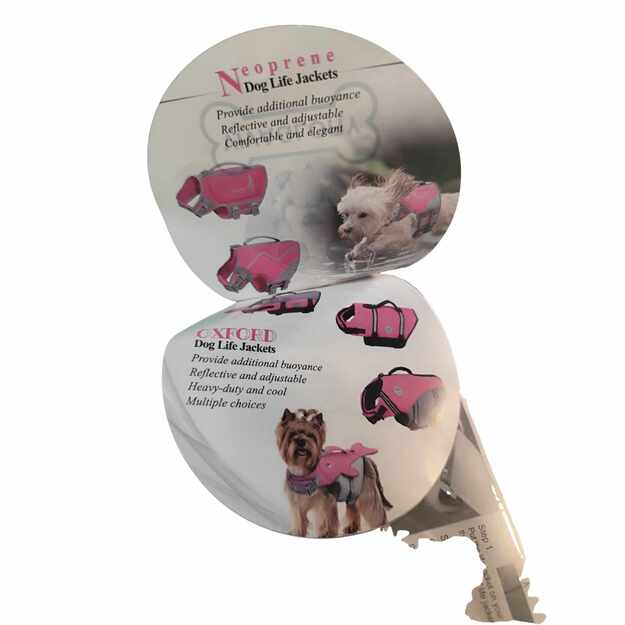 Šunų gelbėjimosi liemenė VIVAGLORY (L dydis, mėlyna) 1