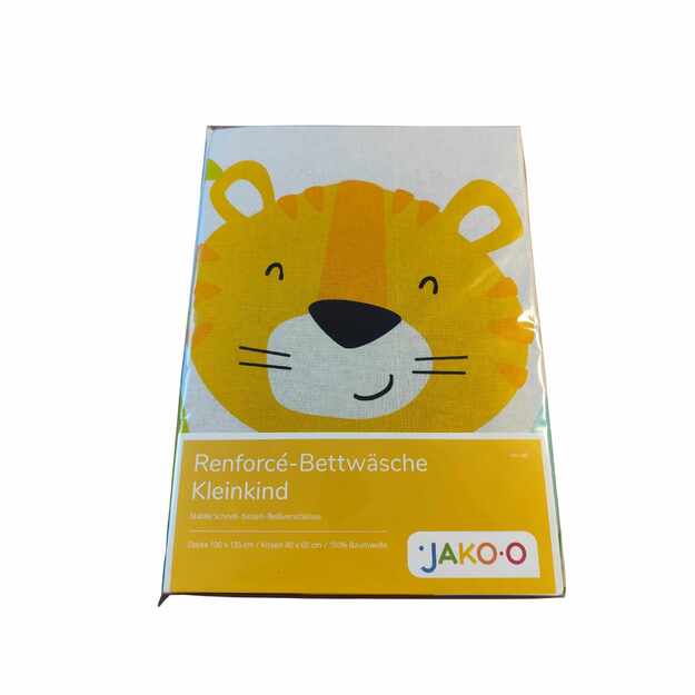 JAKO-O vaikiška patalynė su liūtu – 100% medvilnė, 100x135 + 40x60 cm